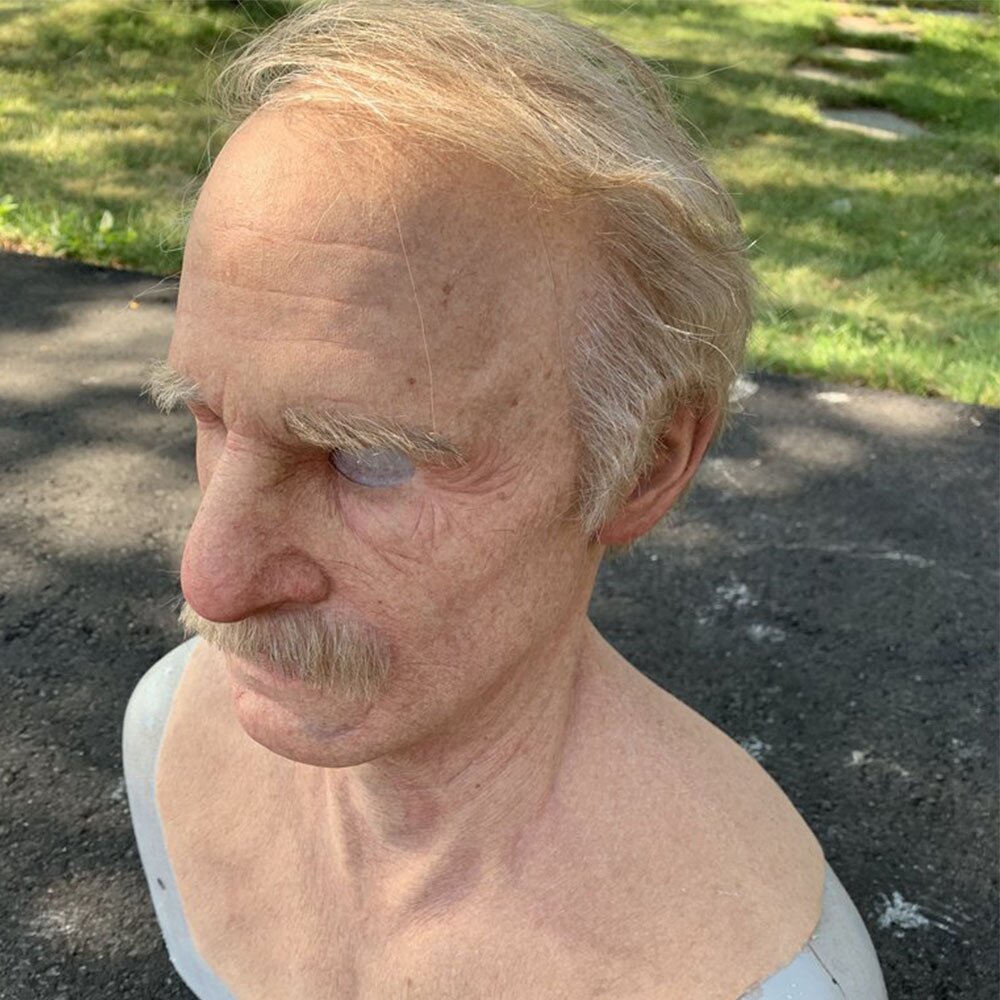 ElderMorph™ - Old Man Full Head Mask