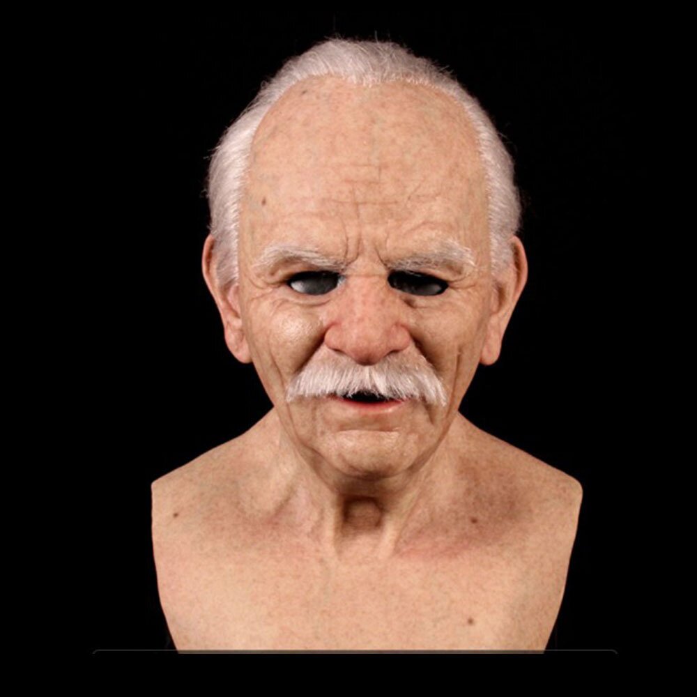 ElderMorph™ - Old Man Full Head Mask