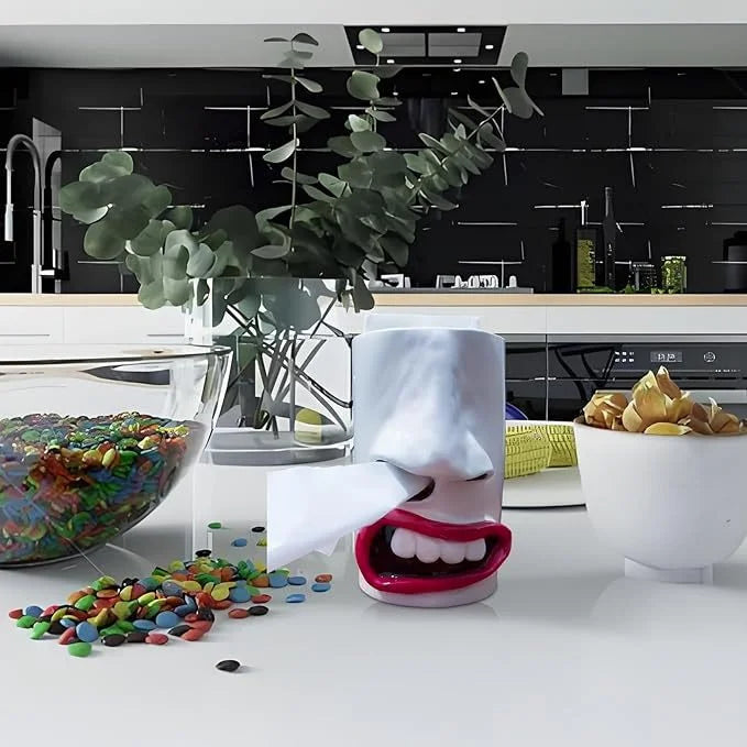 HappyFace™ - Handmade funny tissue box