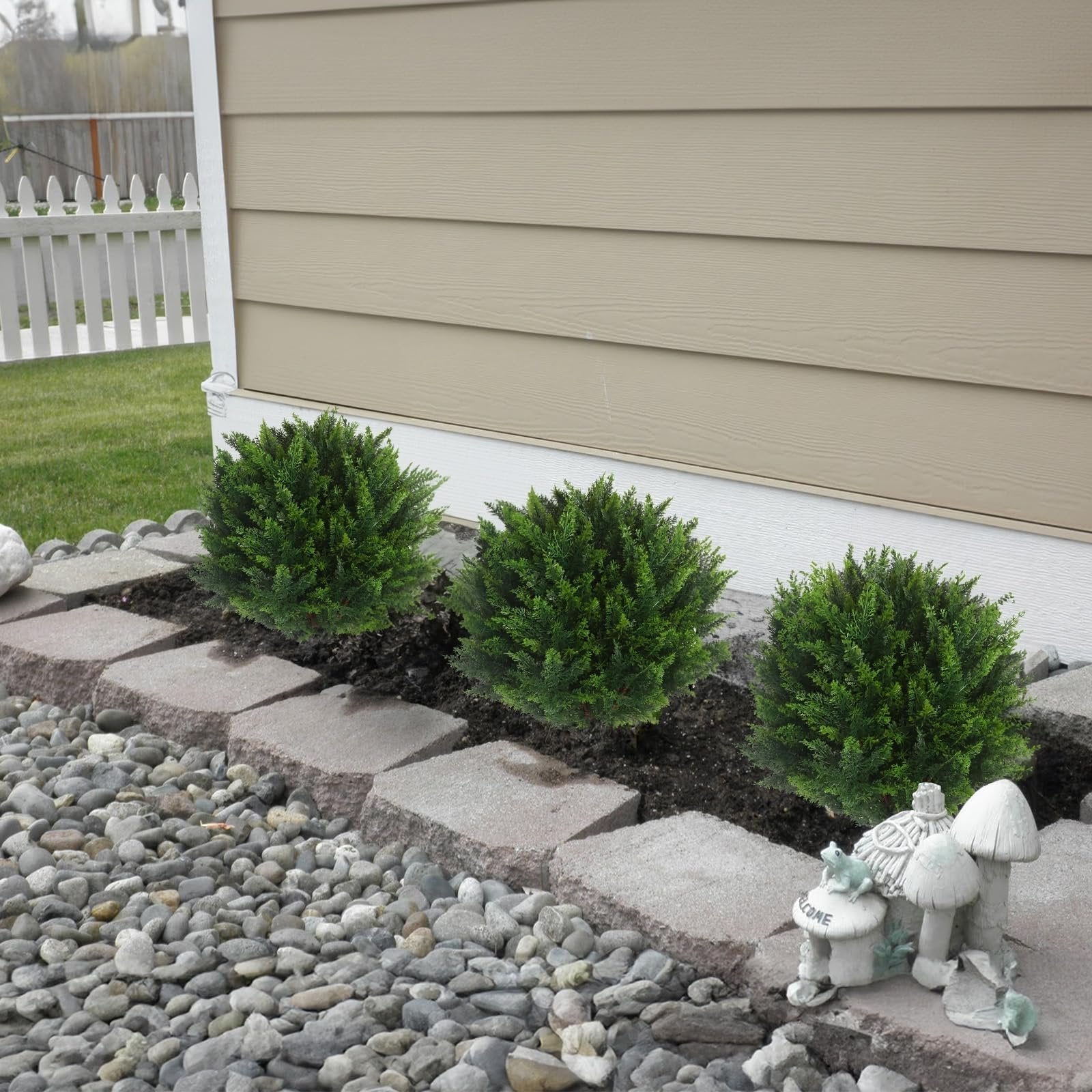 50% OFF | EverLush™ | Artificial Cedar Topiary Trees, set of 2