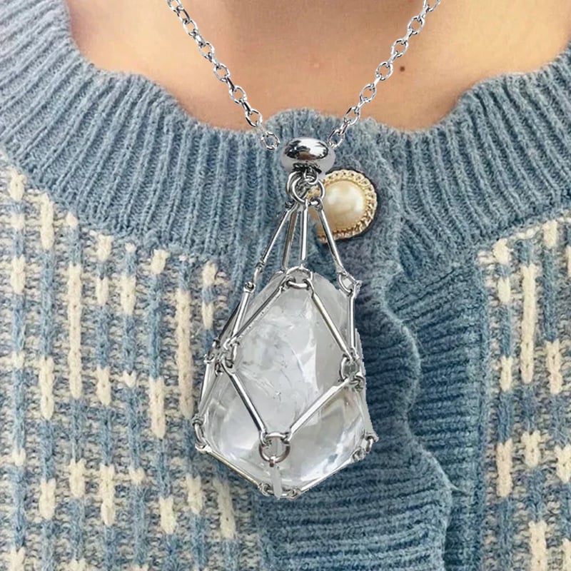 AuraCage™ - Crystal Cage Pendant