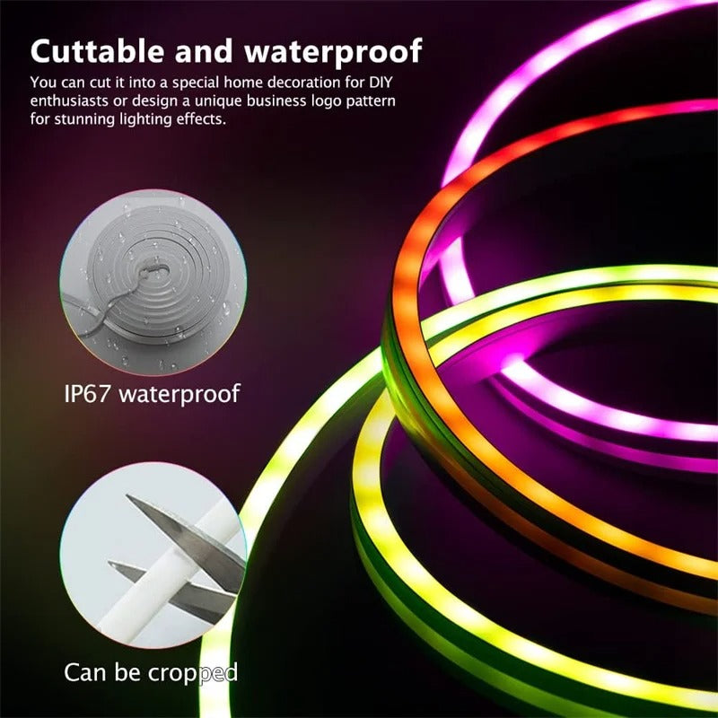 50% OFF | AuraBend™ | Neon LED Strip Lights