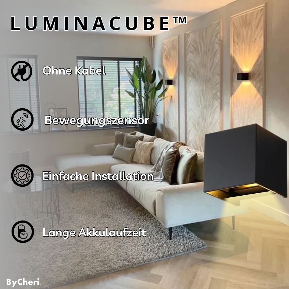 LuminaCube™ - Wireless LED wall light