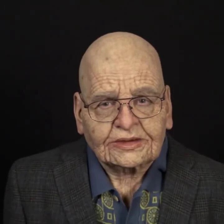 ElderMorph™ - Old Man Full Head Mask