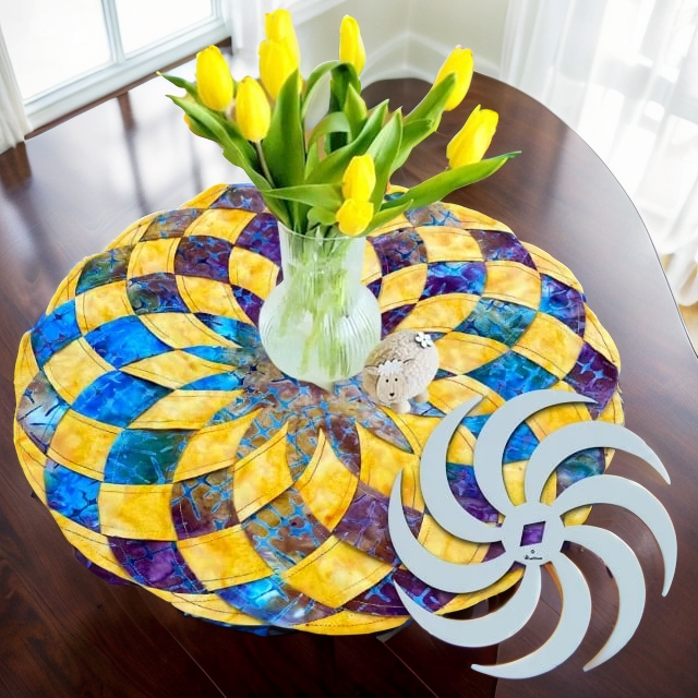 WeaveBloom™ - Floral Placemat Template
