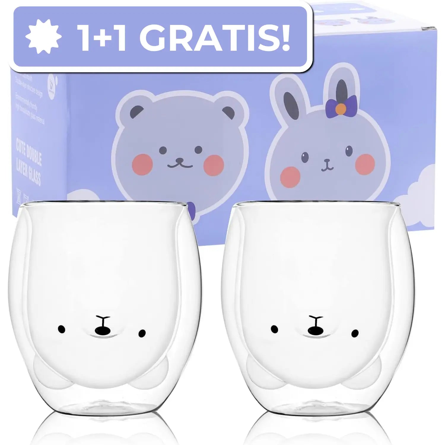 1+1 FREE | HugMug™ - Double-walled bear mugs for warm drinks