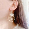 2+2 Free | Lotessa™ | 18K Gold Plated Sterling Silver Lotus Crystal Earrings
