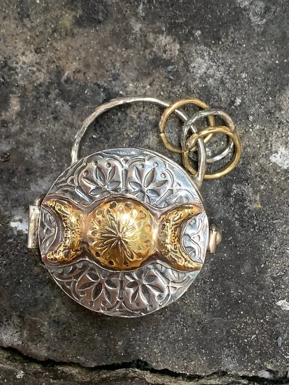 SacredIntent™ - Handcrafted Silver Locket