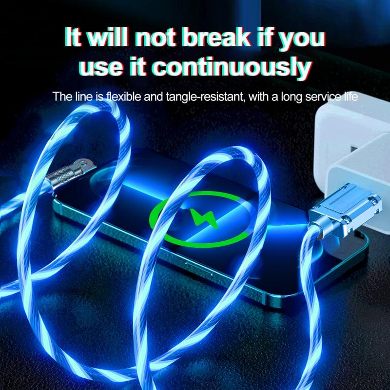 GlowLink™ - 540° rotating fast charge