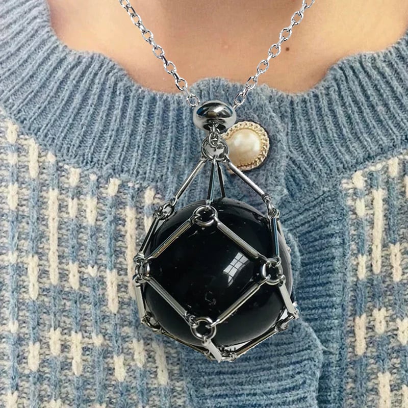 AuraCage™ - Crystal Cage Pendant
