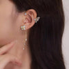 Aurelune™ — Butterfly & Flower Tassel Earrings