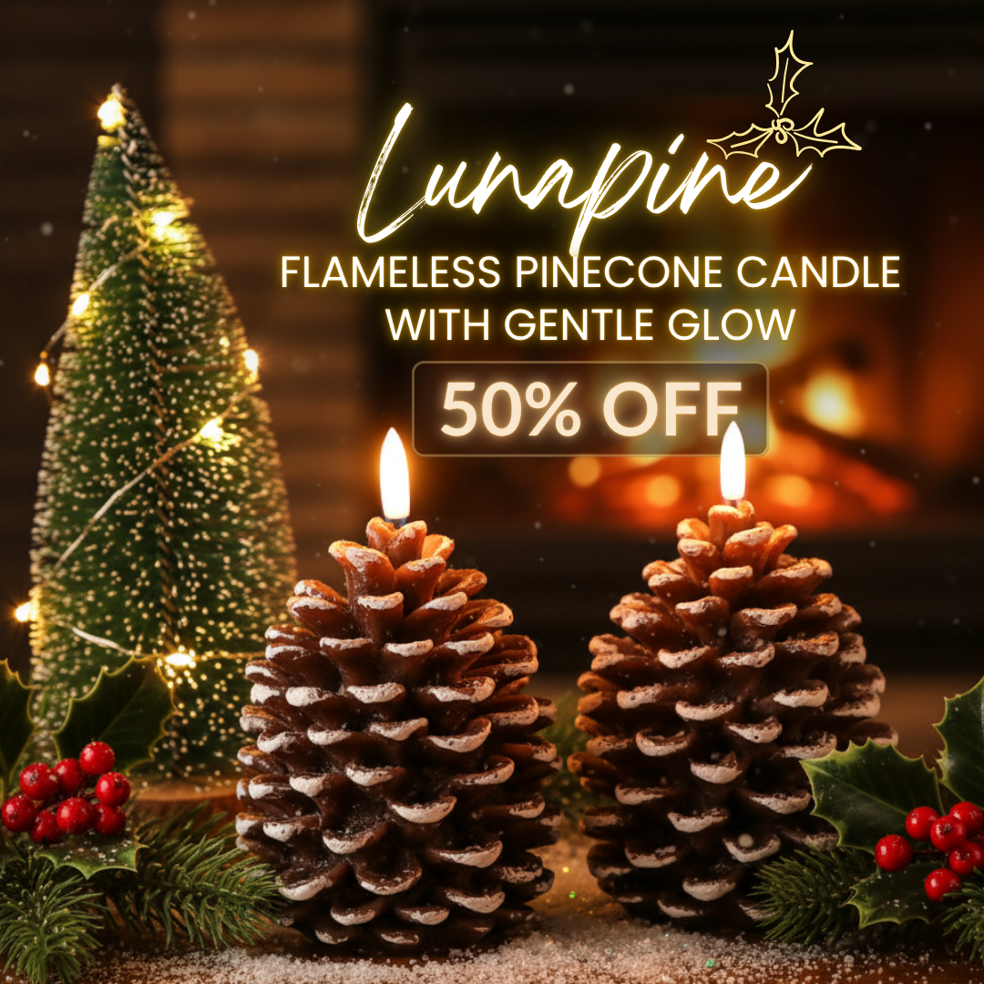 Lunapine™ - Flameless Pinecone Candle