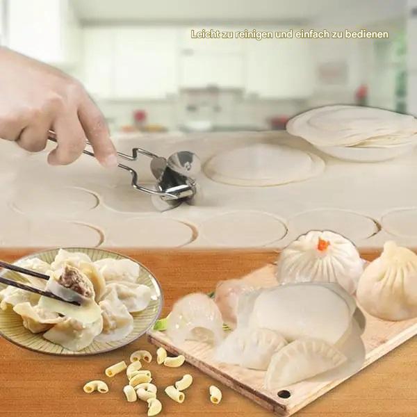 1+1 Free | DumpliCut™ | Dumpling Cutter, Uniform Dough Circles in Seconds, Dishwasher Safe.