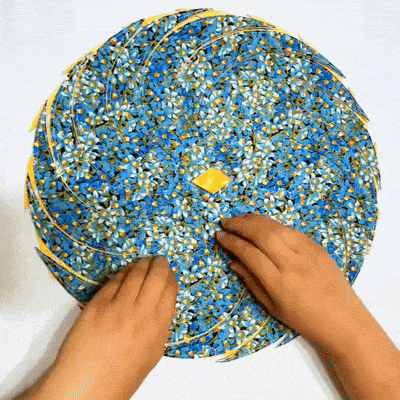 WeaveBloom™ - Floral Placemat Template