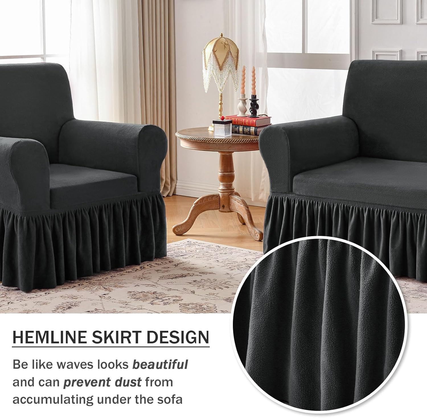 PlushGuard™ - Plush Stretch Sofa Cover