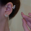 Aurelune™ — Butterfly & Flower Tassel Earrings