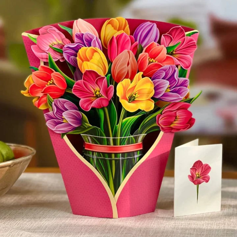 BloomCard™ – 3D pop-up flower card as a long-lasting