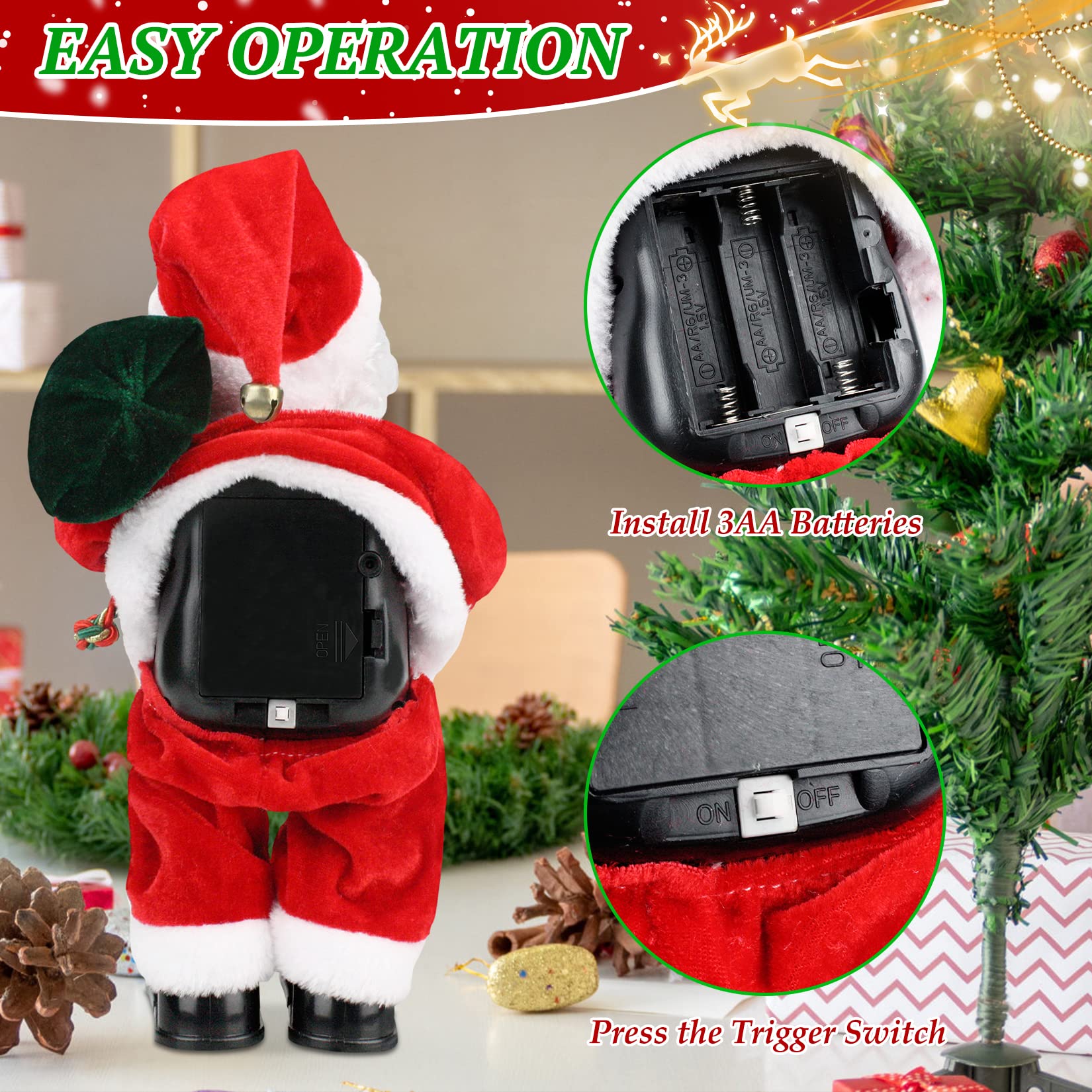JollyGroove™ - Christmas Santa Claus Toy