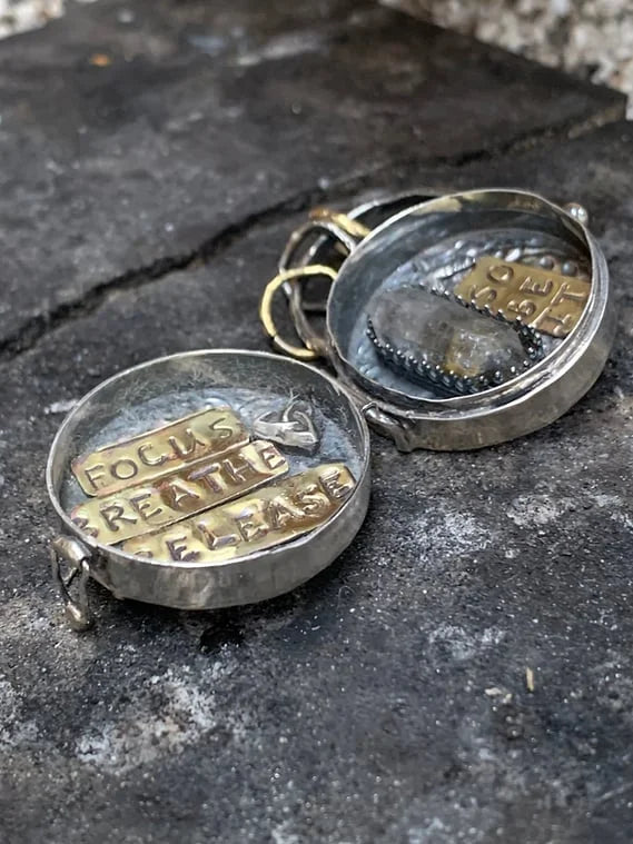 SacredIntent™ - Handcrafted Silver Locket