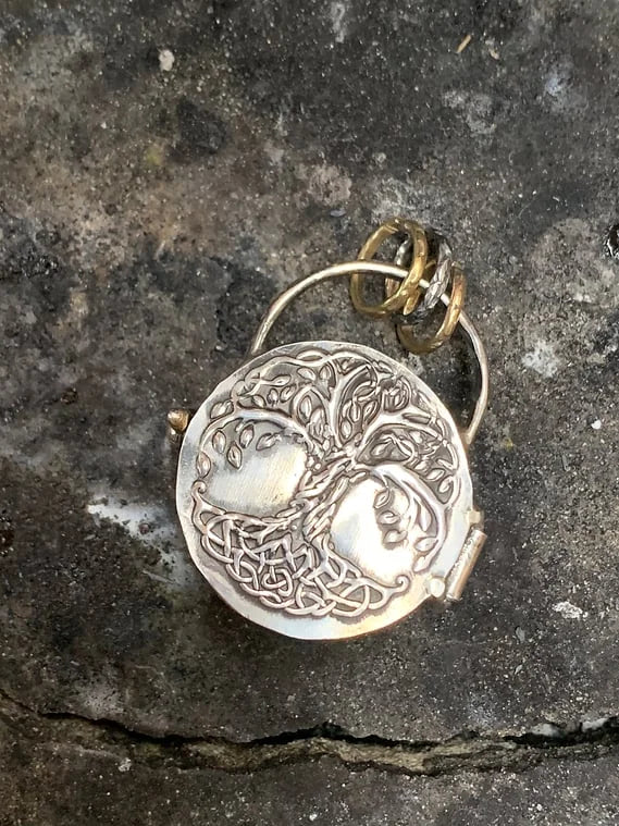 SacredIntent™ - Handcrafted Silver Locket
