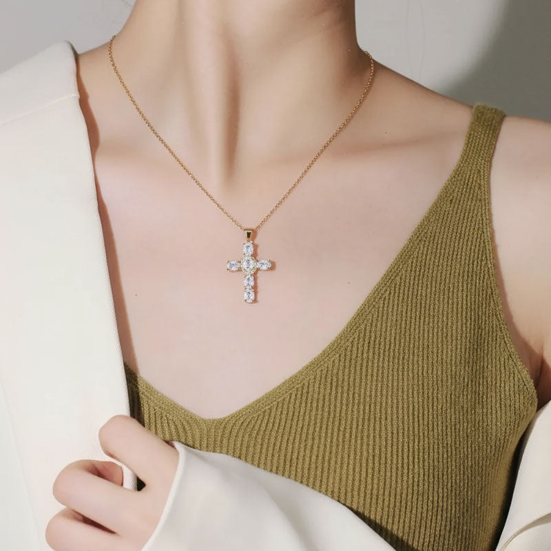 Solavée™ - Elegant Cross Necklace