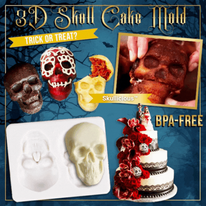 Skullicious™ – Bake, Freeze & Freak Out with 3D Skull Treats