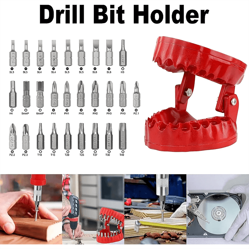 50% OFF | BitHive™ | Magnetic Drill Bit Holder with 28-Piece Set