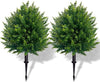 50% OFF | EverLush™ | Artificial Cedar Topiary Trees, set of 2