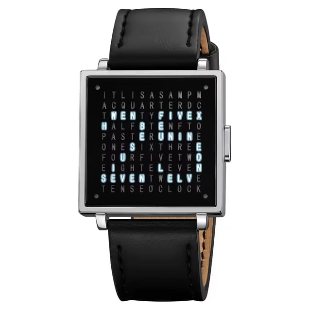 LexoTime™ - Modern Text-display Wristwatch