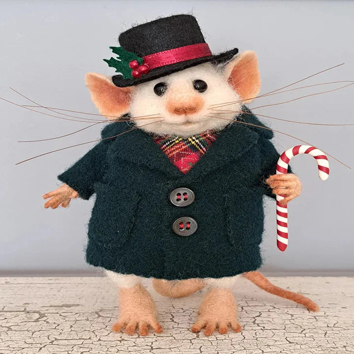 WhiskerWool™ - Handmade needle-felted mouse