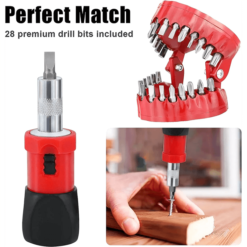50% OFF | BitHive™ | Magnetic Drill Bit Holder with 28-Piece Set