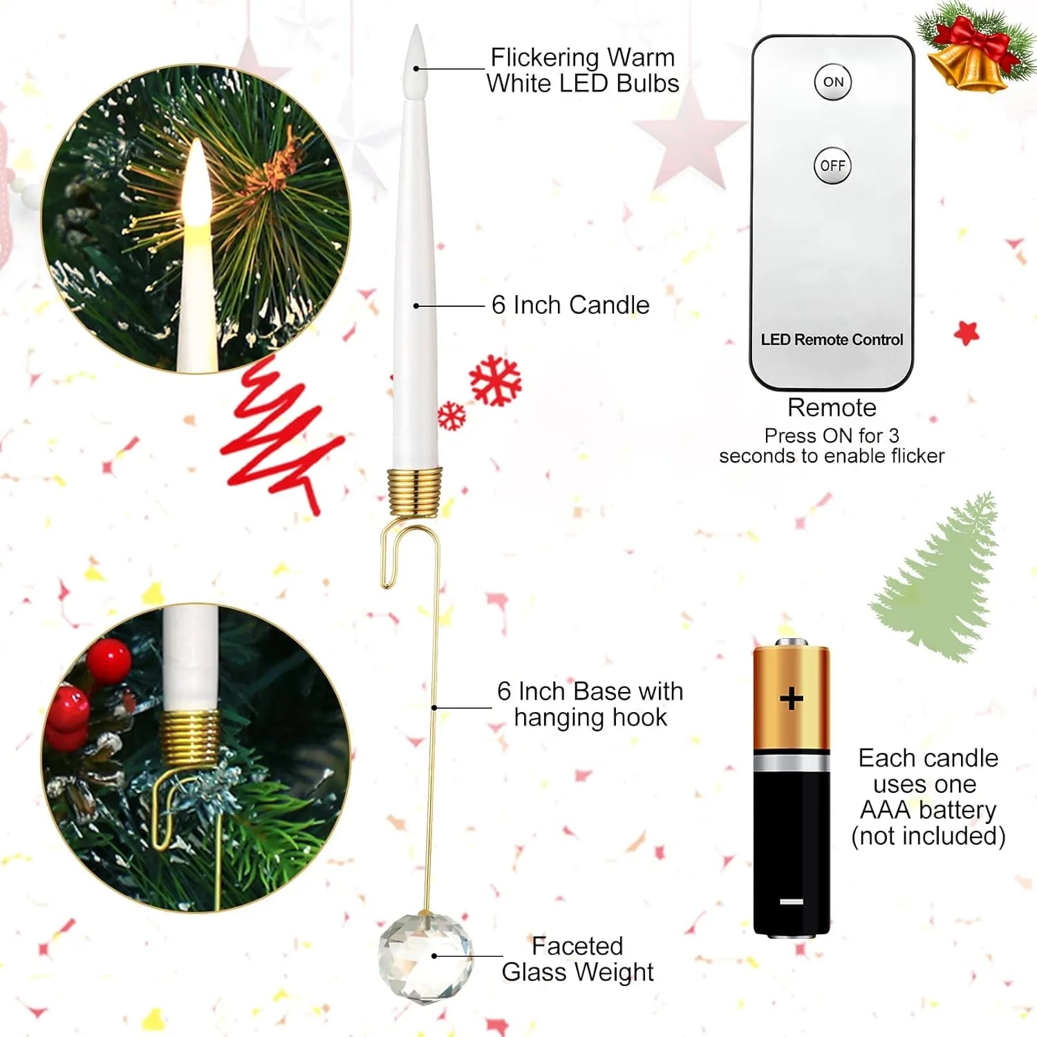 GlowMatic™ - Remote Control LED Candles