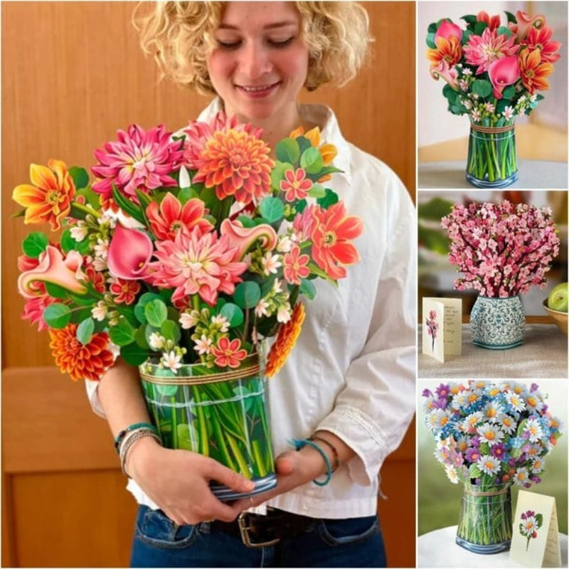 BloomCard™ – 3D pop-up flower card as a long-lasting