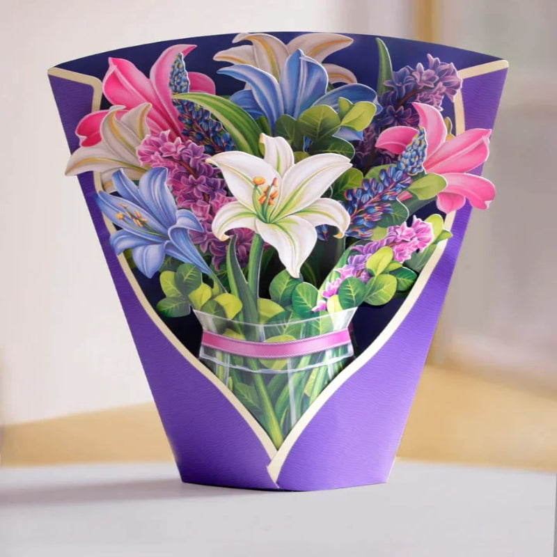 BloomCard™ – 3D pop-up flower card as a long-lasting