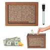 VaultCraft™ - Vintage wooden savings box