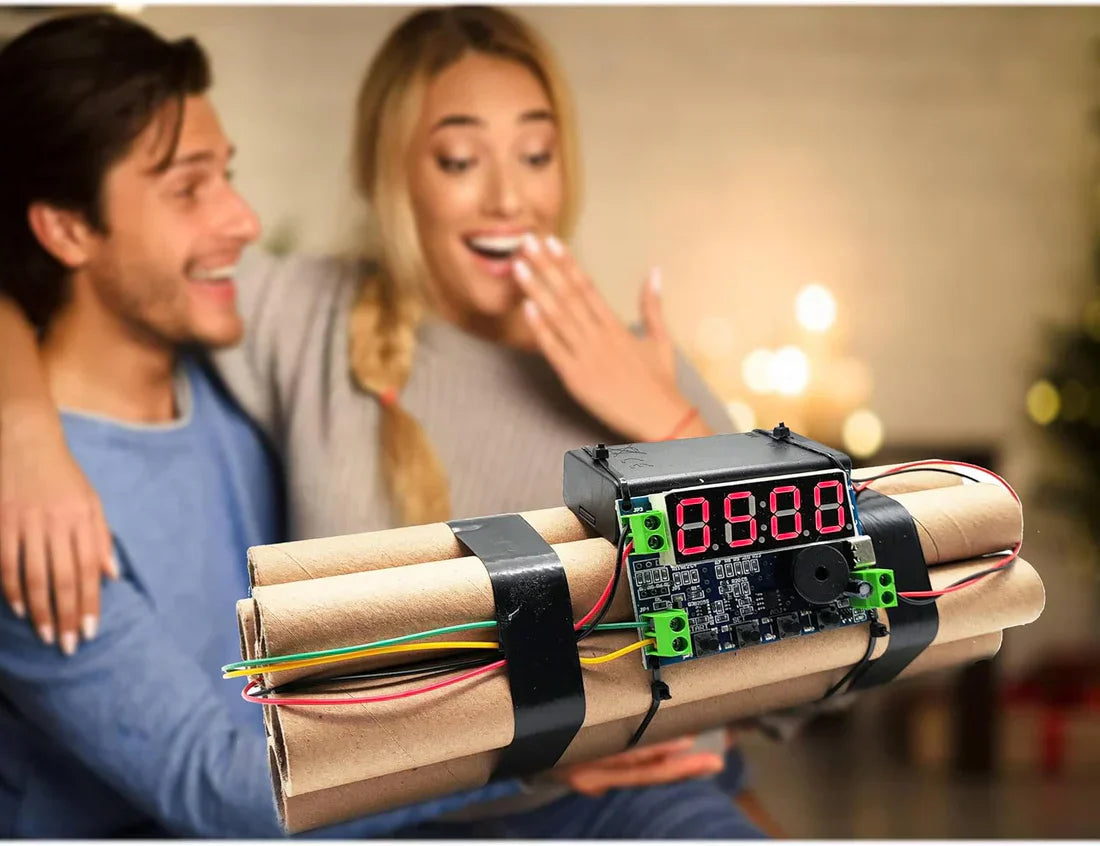BlastTime™- Dynamite-style novelty clock