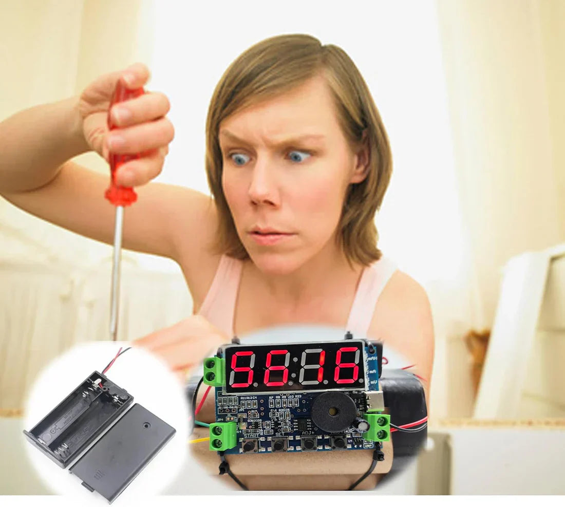 BlastTime™- Dynamite-style novelty clock
