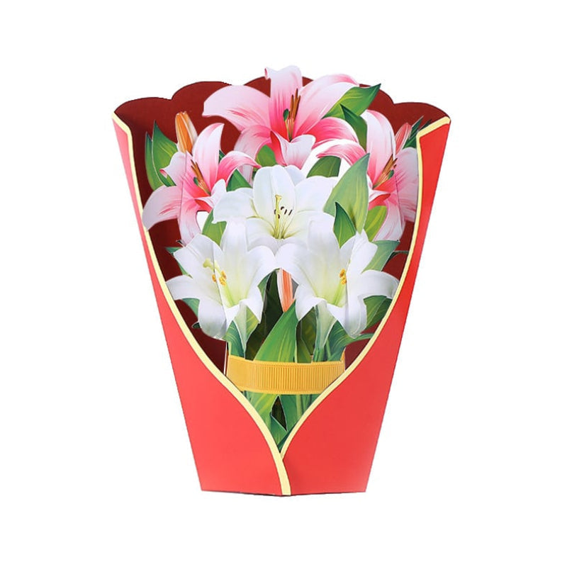 BloomCard™ – 3D pop-up flower card as a long-lasting