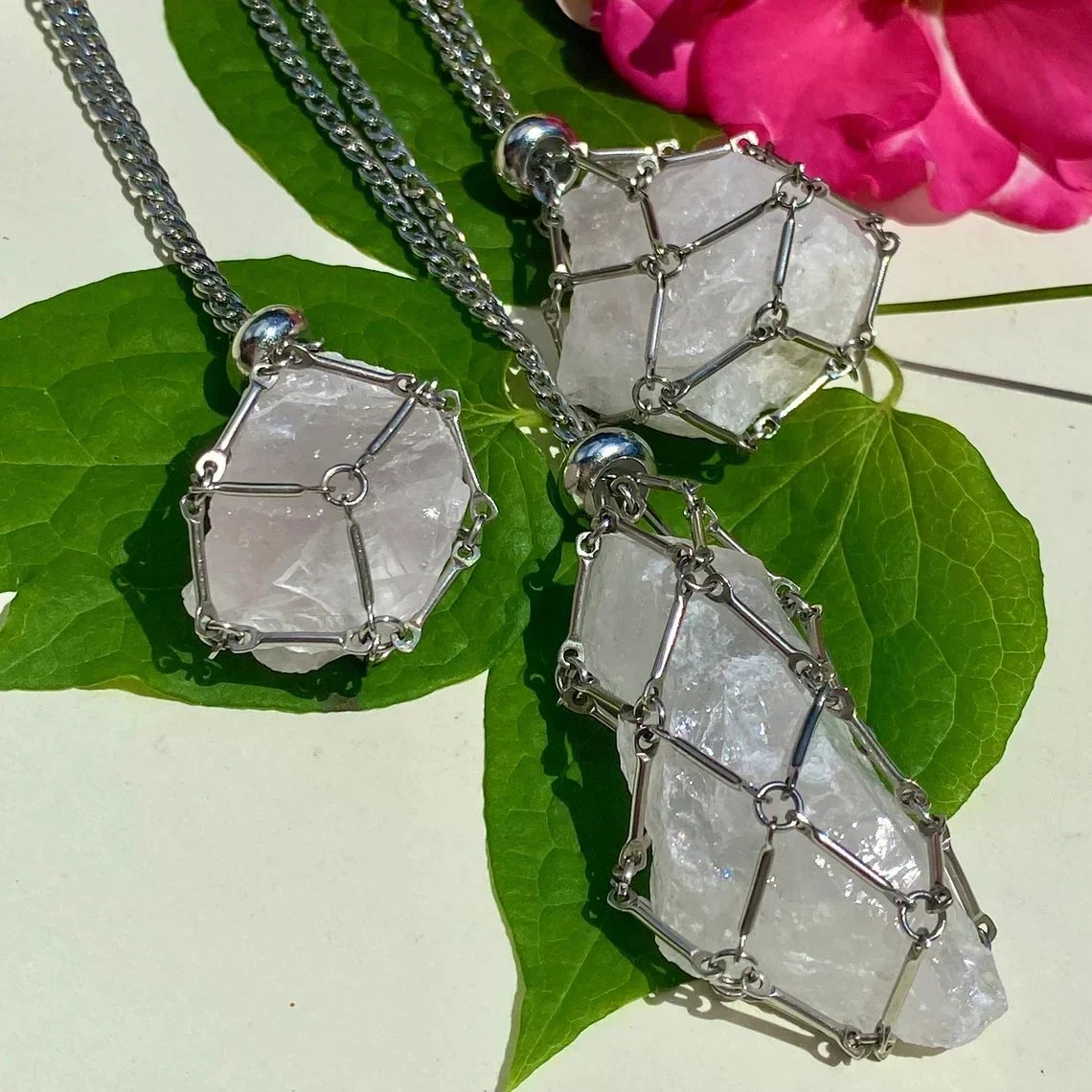 AuraCage™ - Crystal Cage Pendant