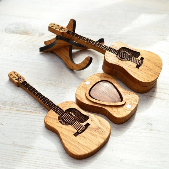 GuitarHolder™ - Personalized Pick Box