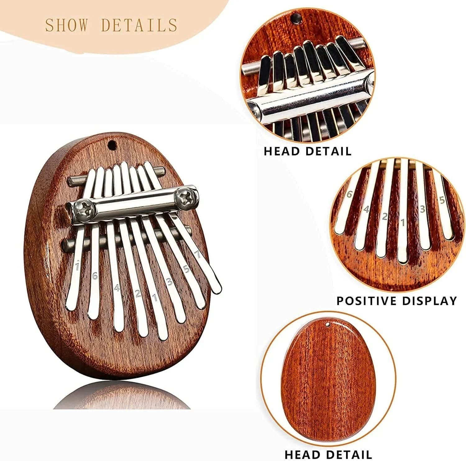 50% OFF | HarmoPalm™ - Mini Kalimba Finger Piano