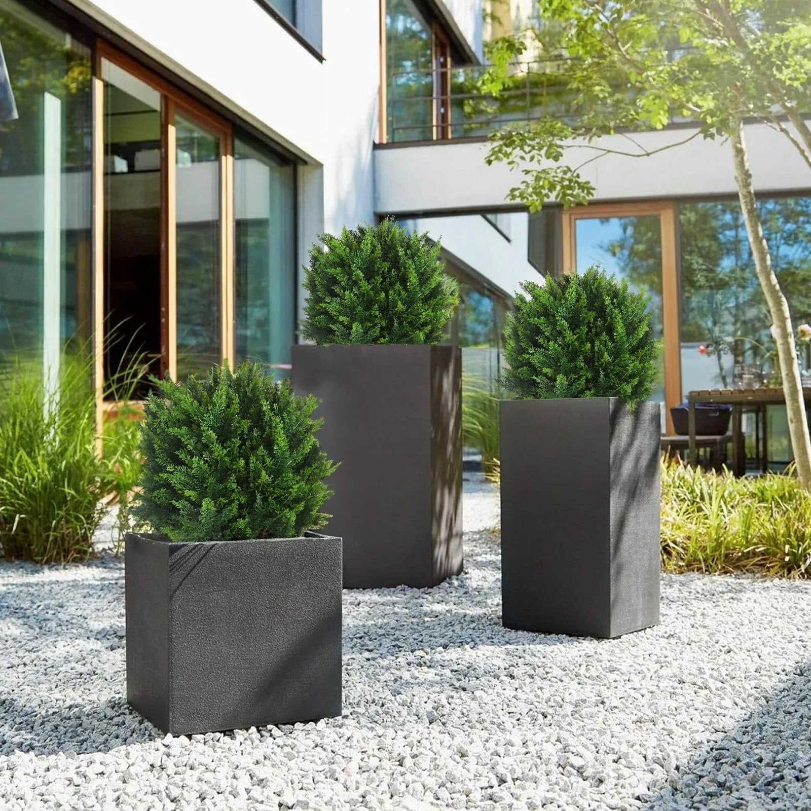 50% OFF | EverLush™ | Artificial Cedar Topiary Trees, set of 2