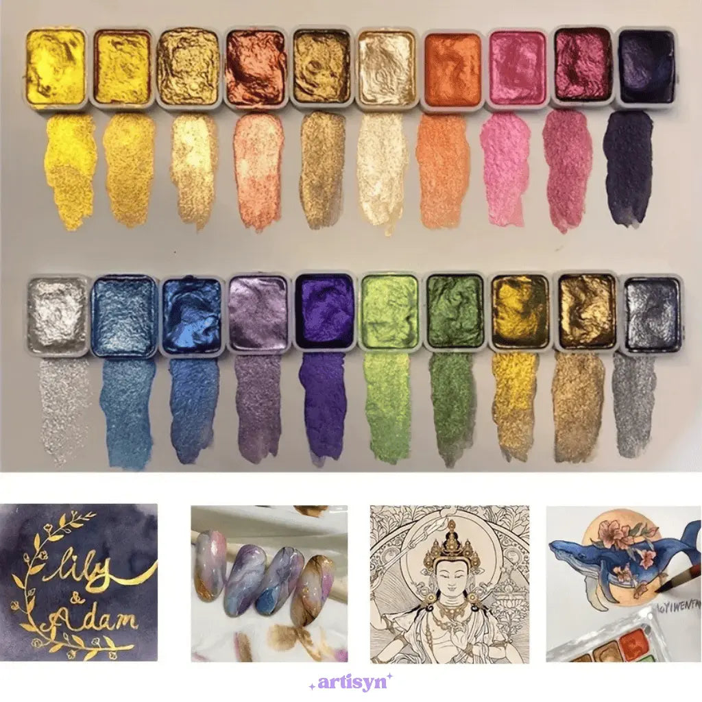 Artisyn™ - Iridescent Watercolor Paint Set