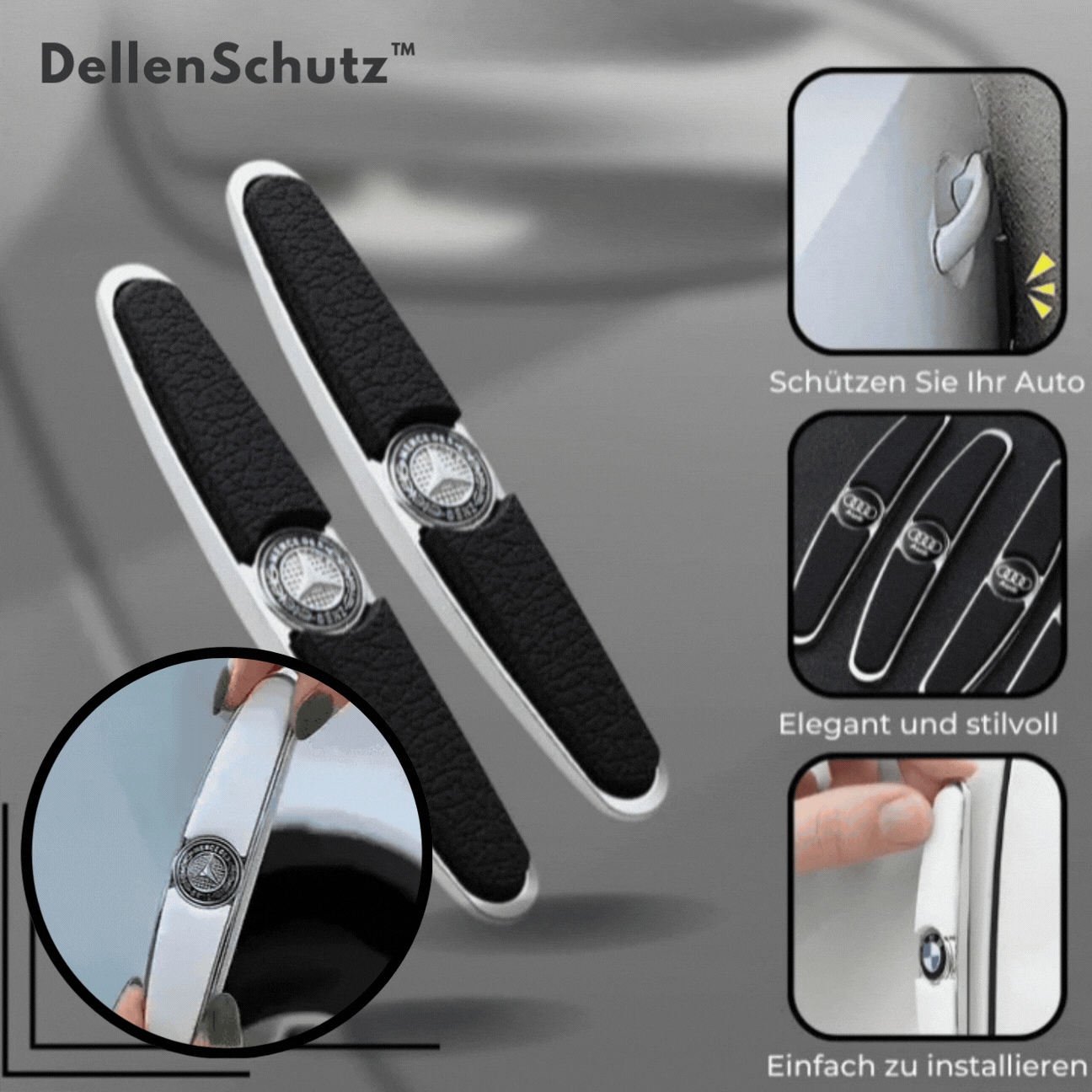 2+2 Free | DentBlock™ | Car Scratch Guard Strips, protects bumpers and door edges
