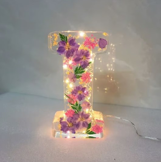FloraGlow™ - Floral Resin Light