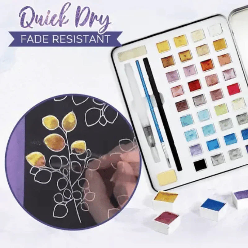 AquaLume™ – Brilliant metallic watercolors