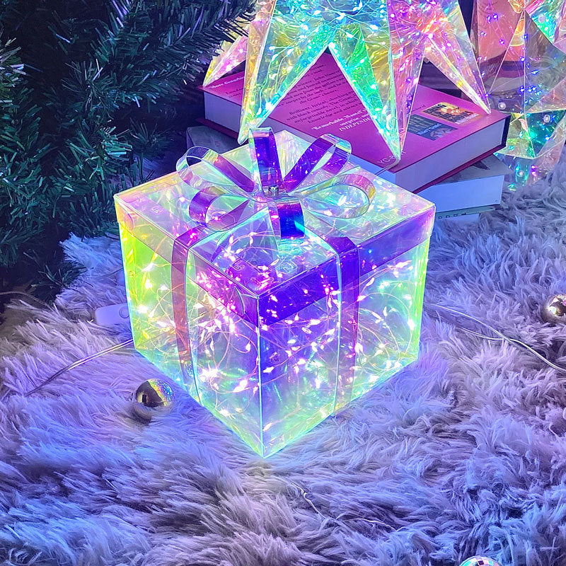LumiGlitz™ - RGB Holographic Holiday Figures for Dazzling Festive Decor