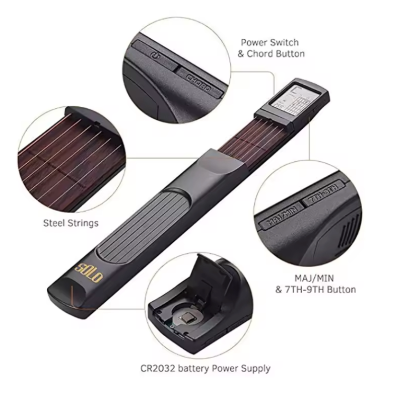 ChordMate™ – Compact, silent guitar trainer