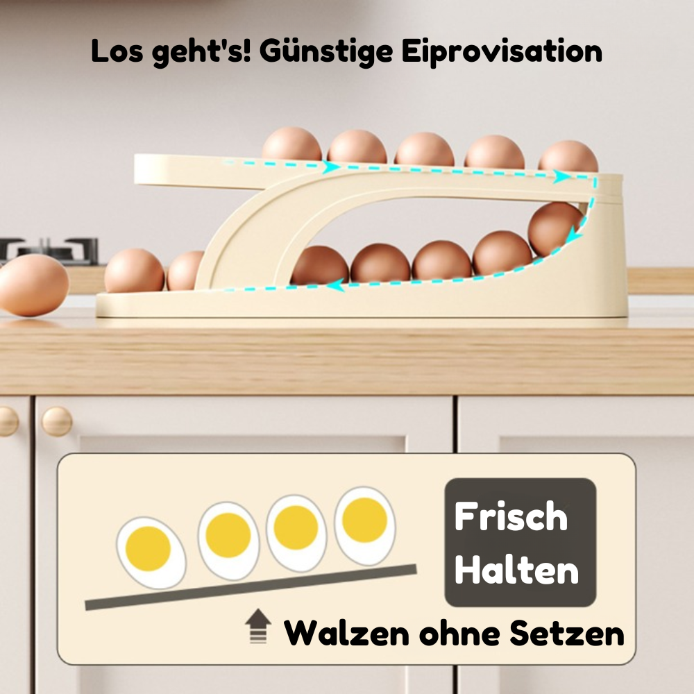 1+1 FREE | EggScroller™ - Egg holder with automatic rolling function for freshness
