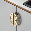 New Chinese-Style Zinc Alloy Cabinet Handles – Elegant Gold Pulls for Wardrobes, Drawers, and Cupboards